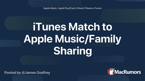 itunes match family sharing